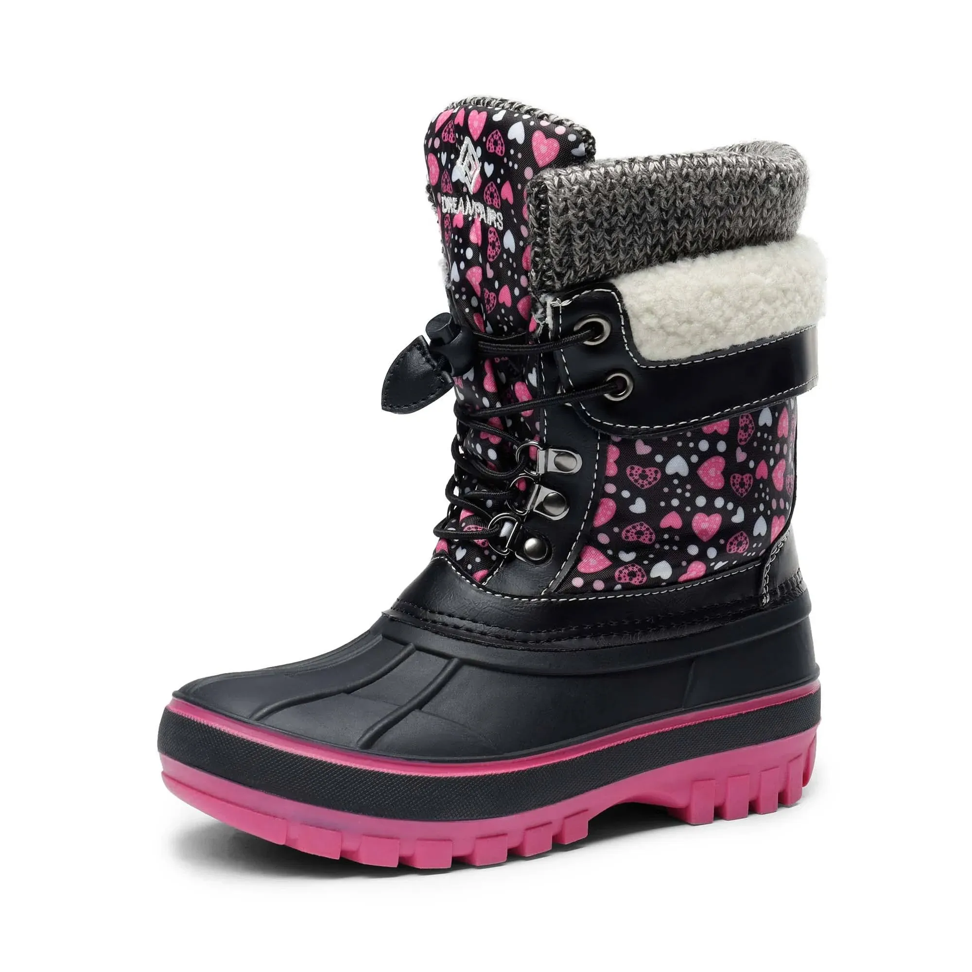 Dream Pairs Boys Girls Insulated Waterproof Winter Snow Boots