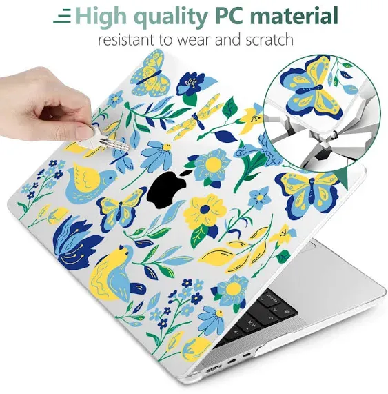 Case for MacBook Air 13.6 inch M2 Chip 2022 Release with Touch ID Model A2681 ...