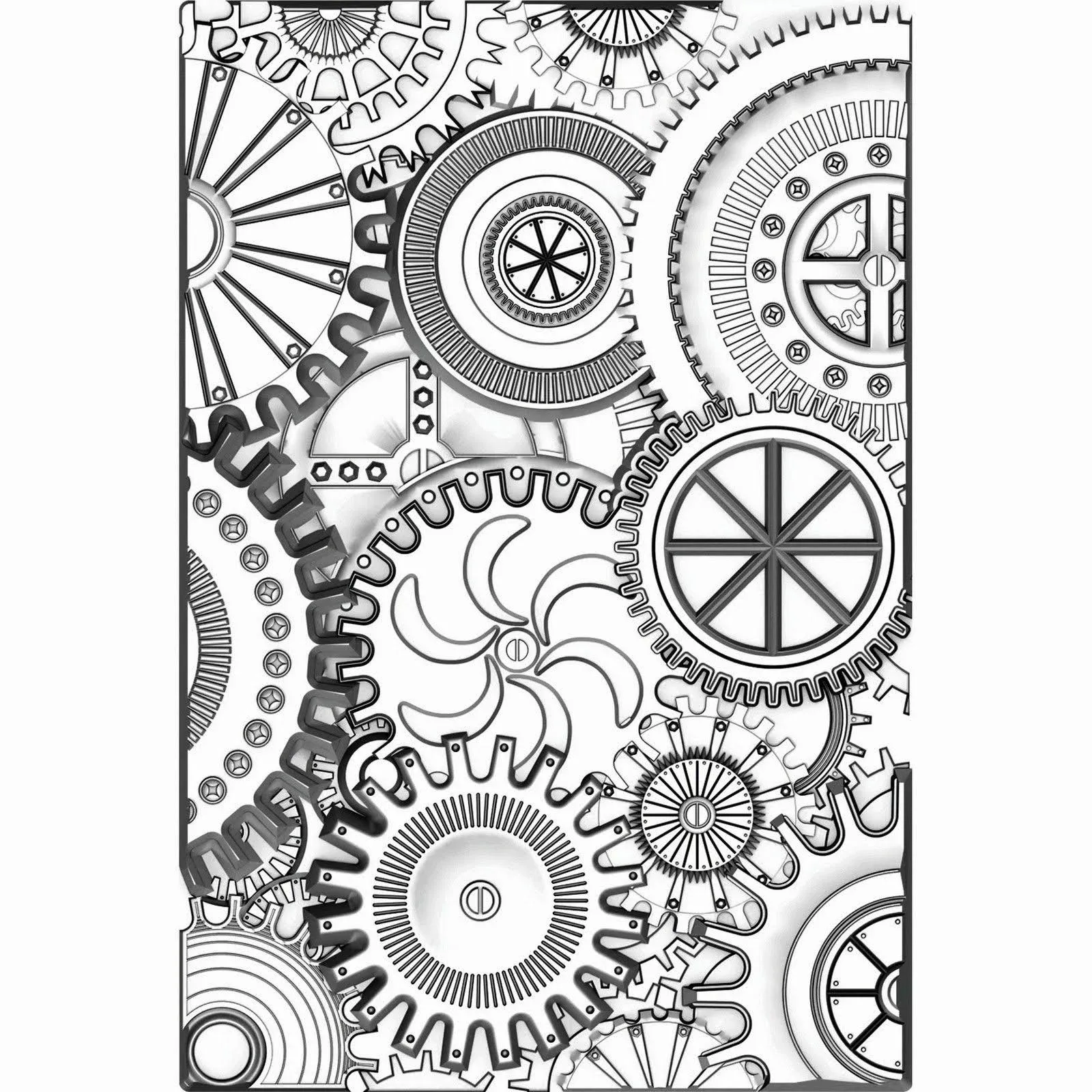 Sizzix Tim Holtz -3D Texture Fades Embossing Folder