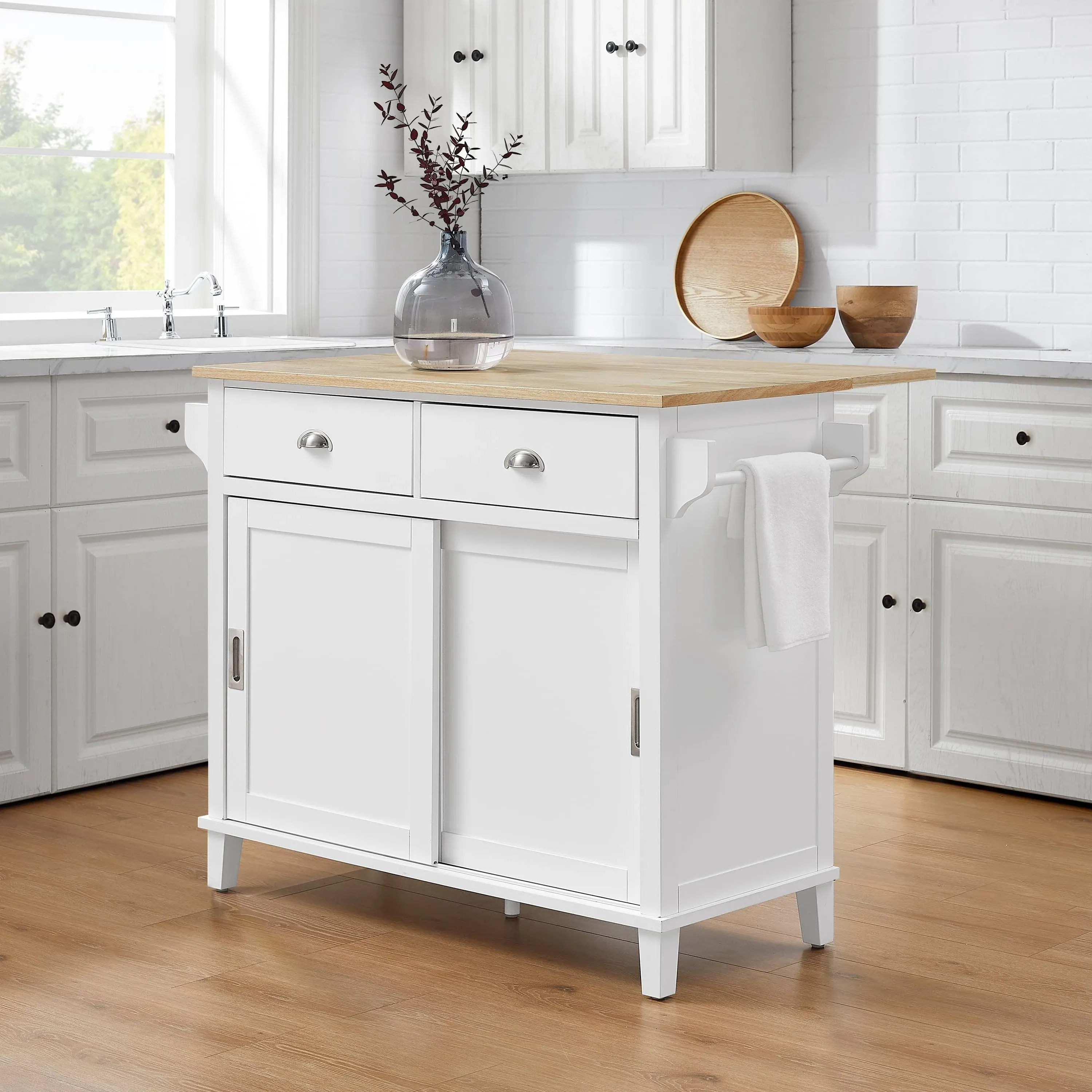 Crosley Cora Drop Leaf Kitchen Island