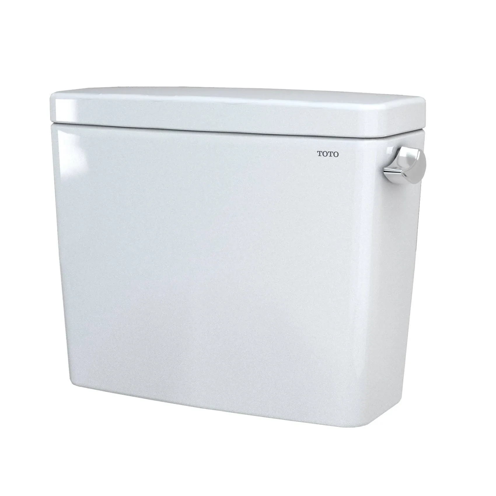 TOTO Drake 1.28 GPF Toilet Tank with Right-Hand Trip Lever, Cotton White - ST776ER#01