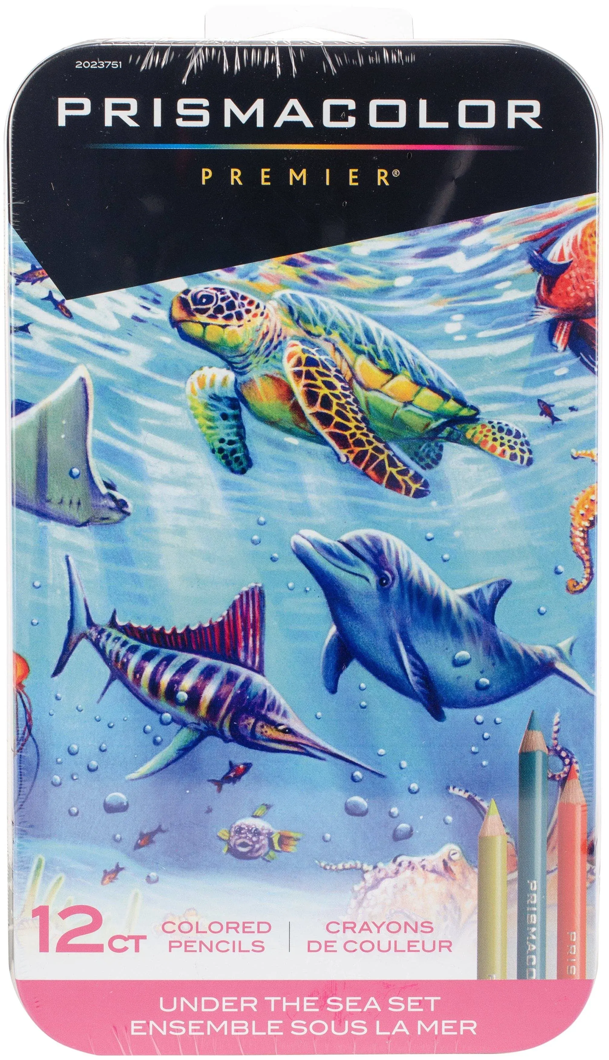 Prismacolor Premier Colored Pencils, Soft Core, Under The Sea Set, Adult Coloring, 12 Count