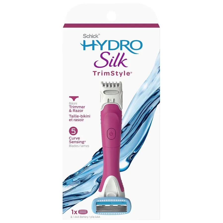 Schick Women's Hydro Silk TrimStyle Moisturizing Razor with Bikini Trimmer