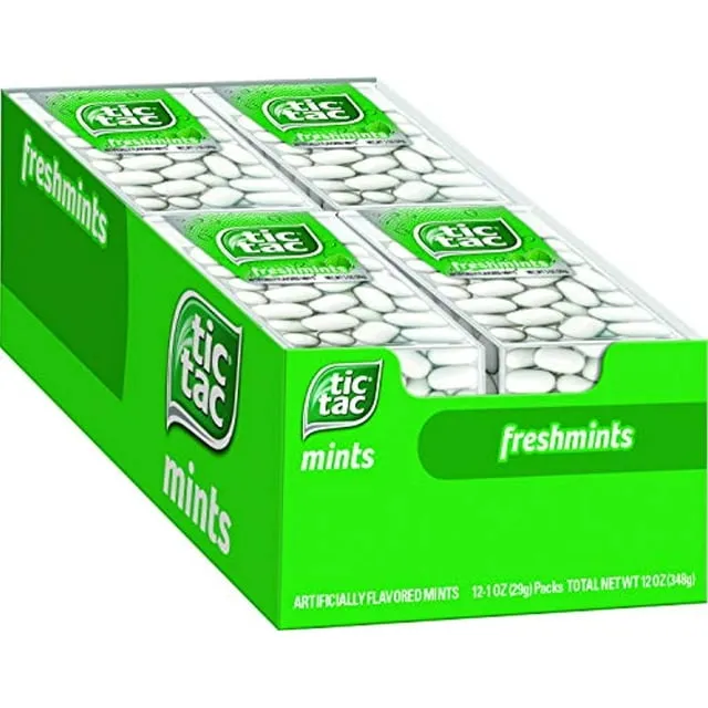 Tic Tac Mints, Freshmints, 200Count 3.4 oz. Bottle Pack