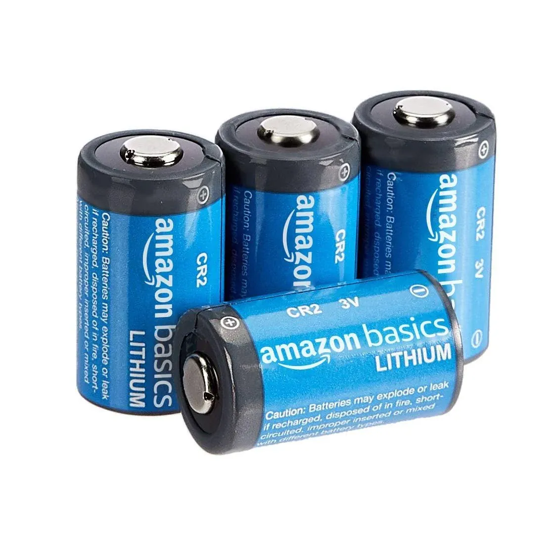 4 Pack CR2 Lithium Batteries 3 Volt Long Lasting Power Low Self Discharge Rate