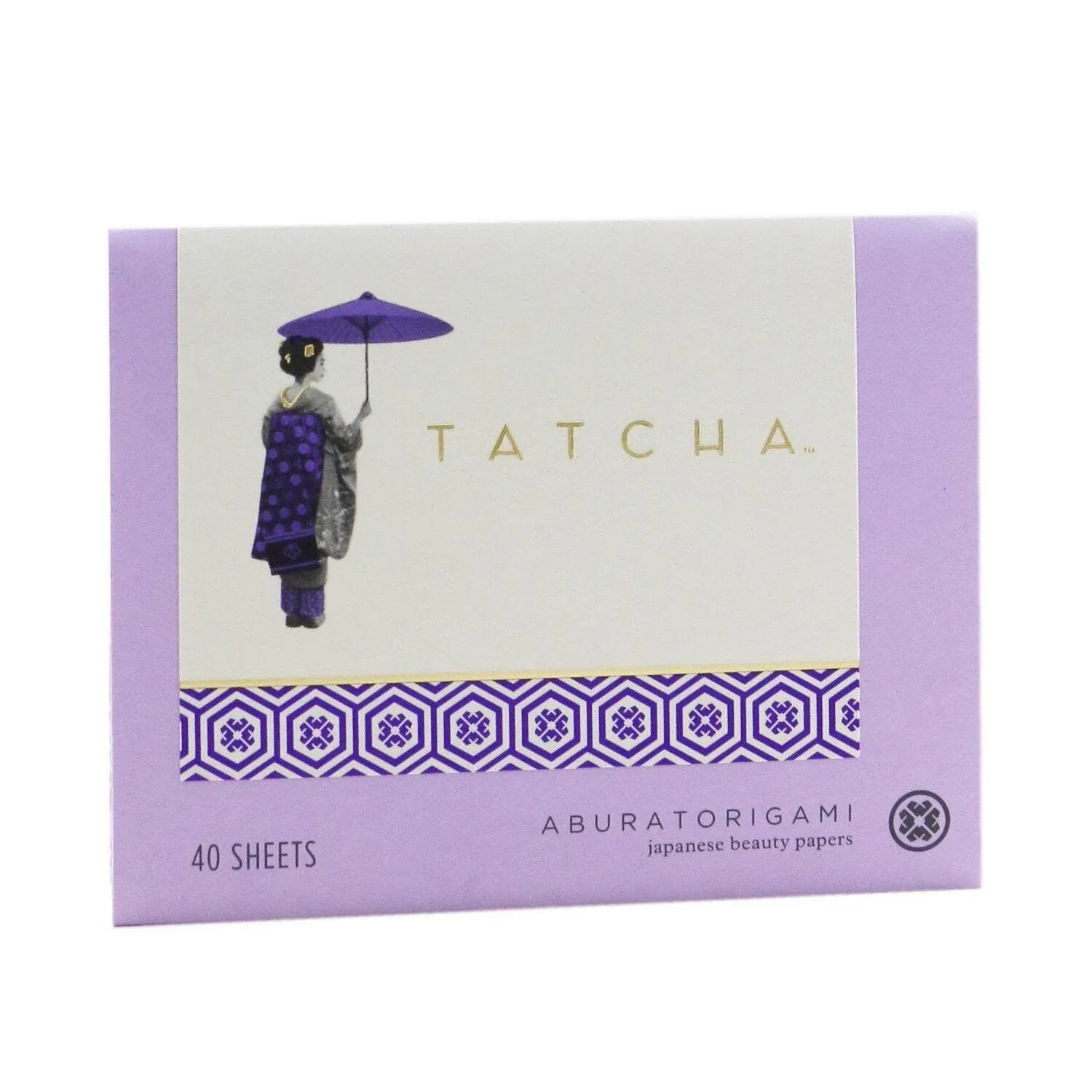 Tatcha Aburatorigami Blotting Papers: 100% Natural Abaca Leaf & Gold Flakes Absorb Excess Oil (40 Pack)