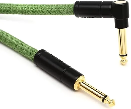 Fender Festival Instrument Cable - Pure Hemp - Green - 10'