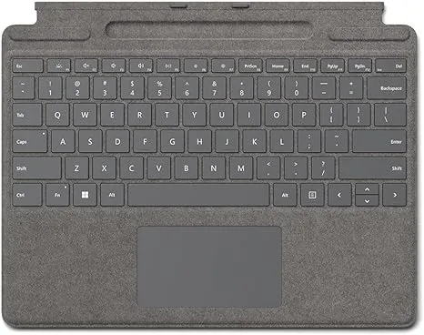 Microsoft - Surface Pro Signature Keyboard - Platinum