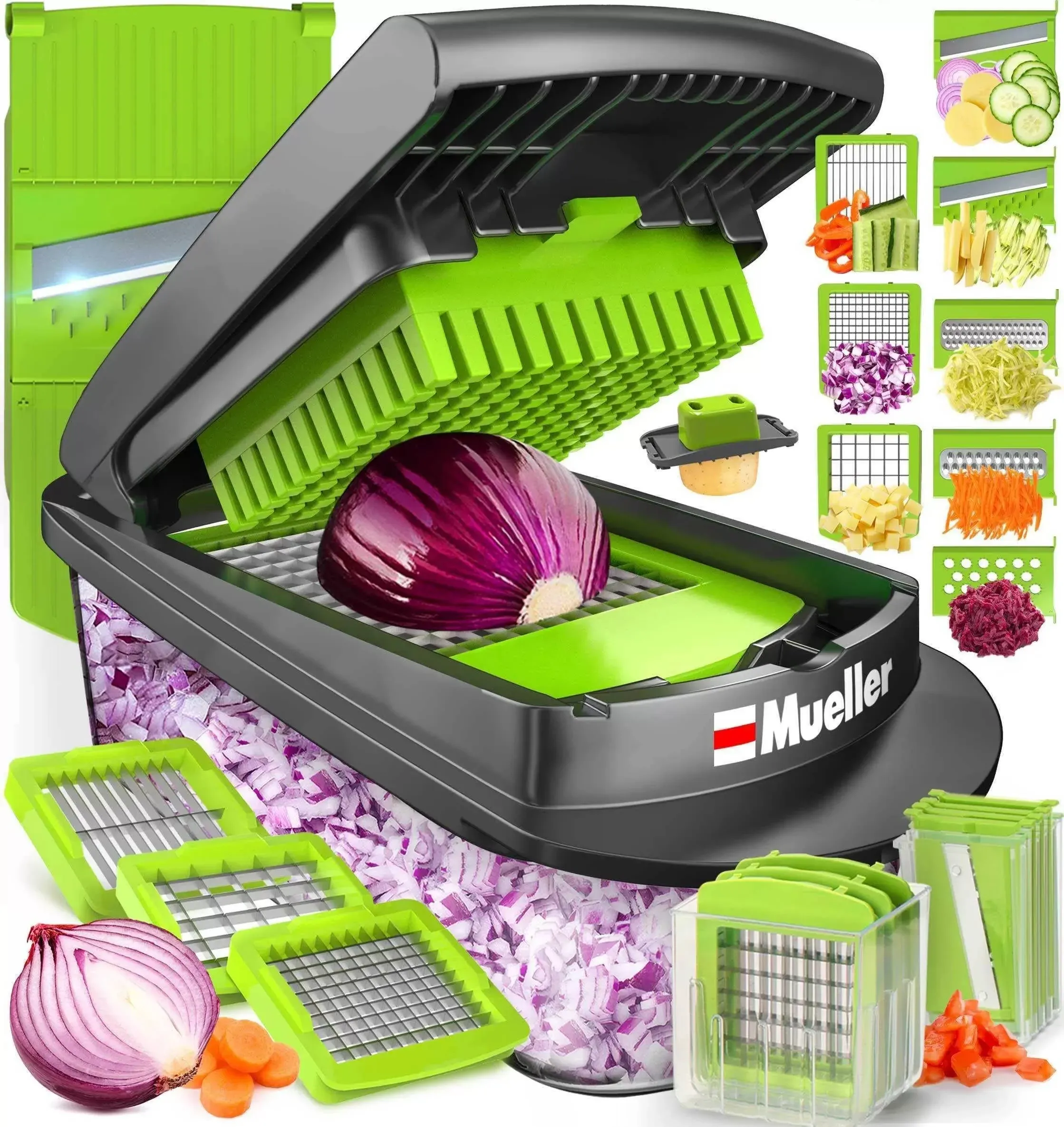 Mueller Pro-Series 10-in-1 8 Blade Vegetable Slicer