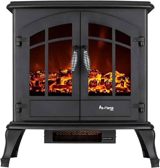 e-Flame USA Jasper Freestanding Electric Fireplace Stove