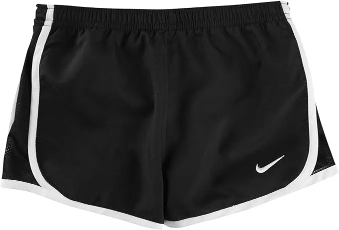 Nike Little Girl&#039;s 4 Ember Glow Pink Athletic Soccer Shorts Lined Panty Swoosh