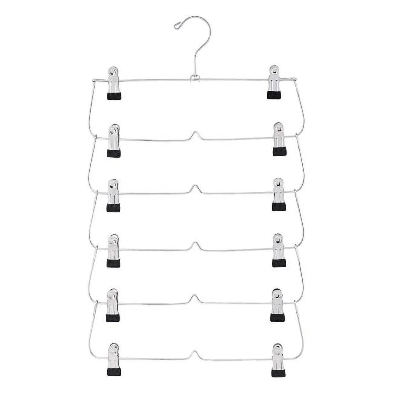 USTECH 6-Tier Skirt Hanger 3-Pack