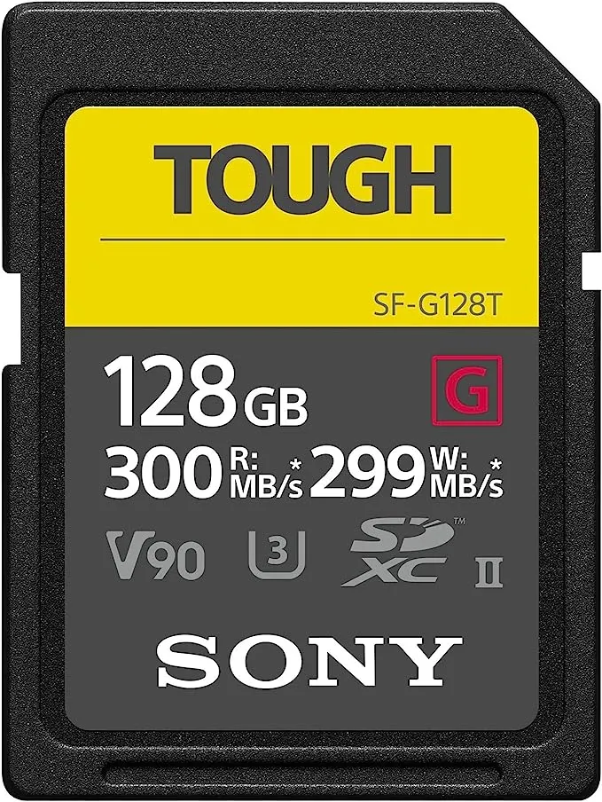 Tarjeta de memoria SDXC UHS-II serie SF-G TOUGH de 128 GB Sony