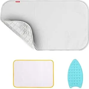 Ironing Blanket,Second Generation Upgraded Thick Portable Travel Isolate Heat Pad Cover for Washer,Dryer,Table Top,Countertop,Ironing Board for Small Space-19 x 33 inch