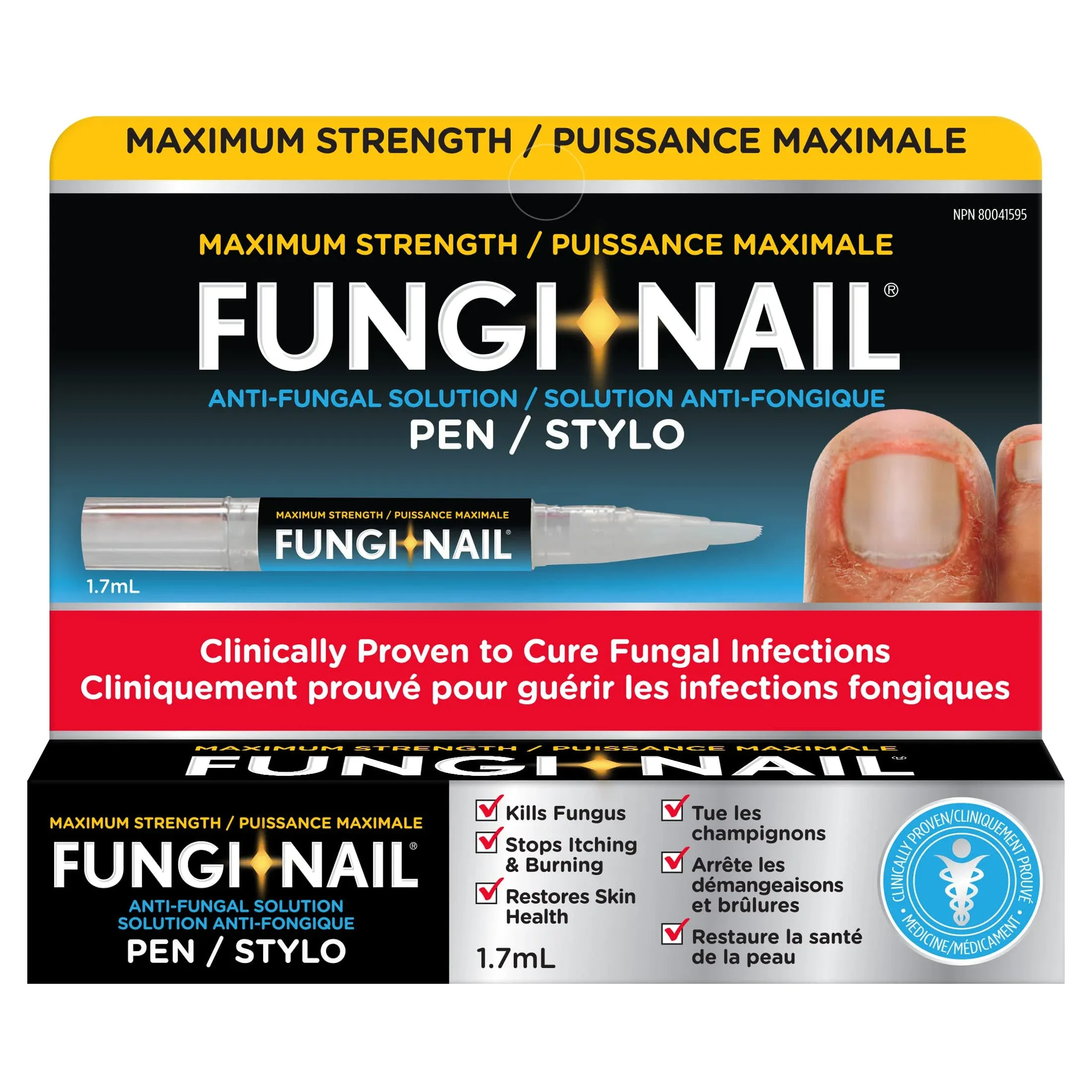 Fungi Nail Toe And Foot Maximum Strength Anti Fungi, 1.7 mL