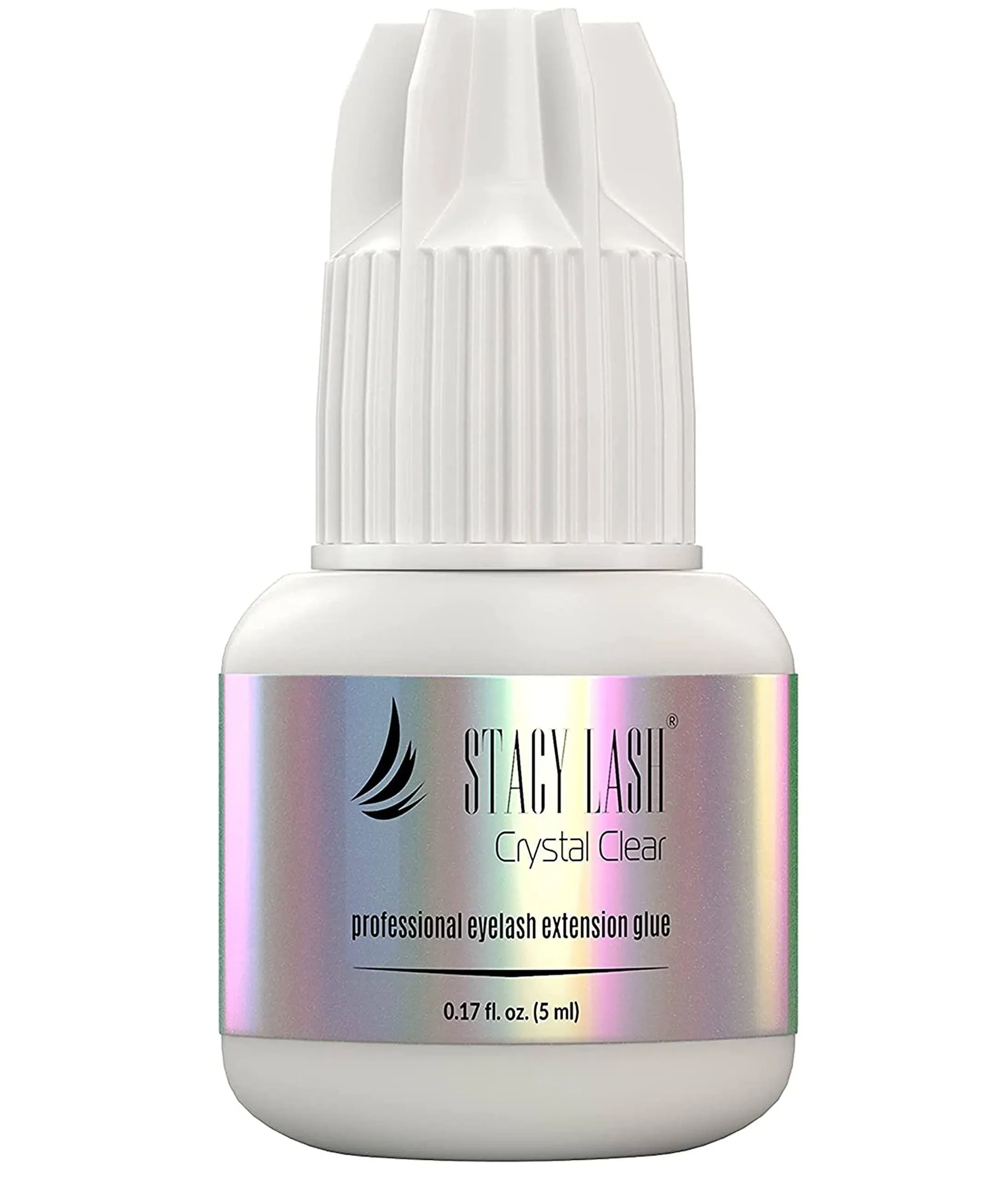 Crystal Clear Eyelash Extension Glue - Stacy Lash (0.17Fl.Oz / 5Ml)/ 1 Sec Dryin