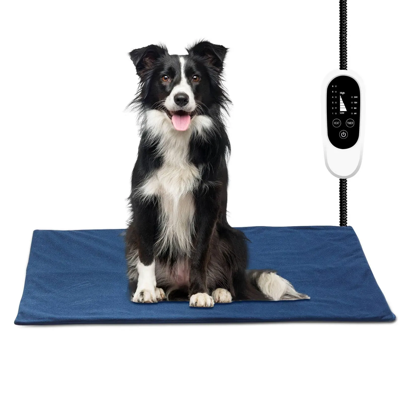 TURBRO Large Pet Heating Pad, Electric Heated Dog Bed for Large Breeds ...