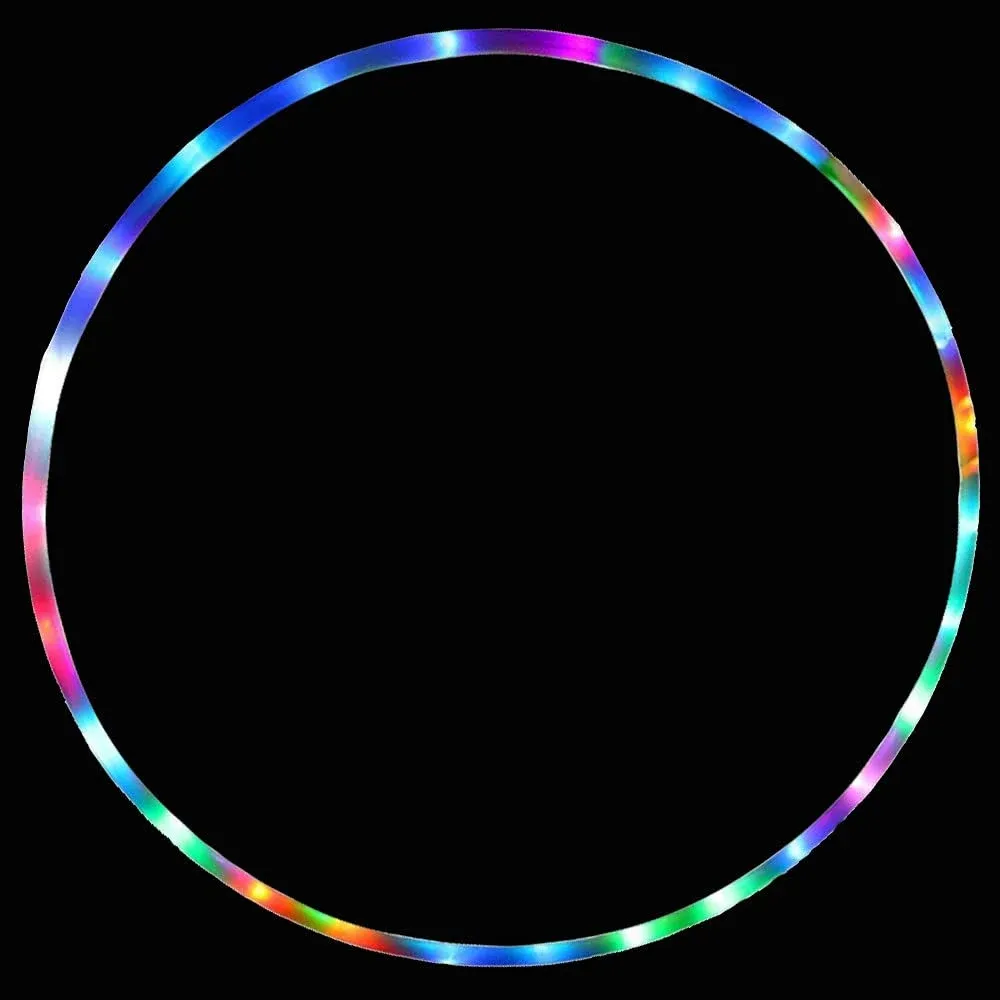 willway 36 inch LED Hoop, 28 Color Strobing and Changing Hoop Light Up LED ...