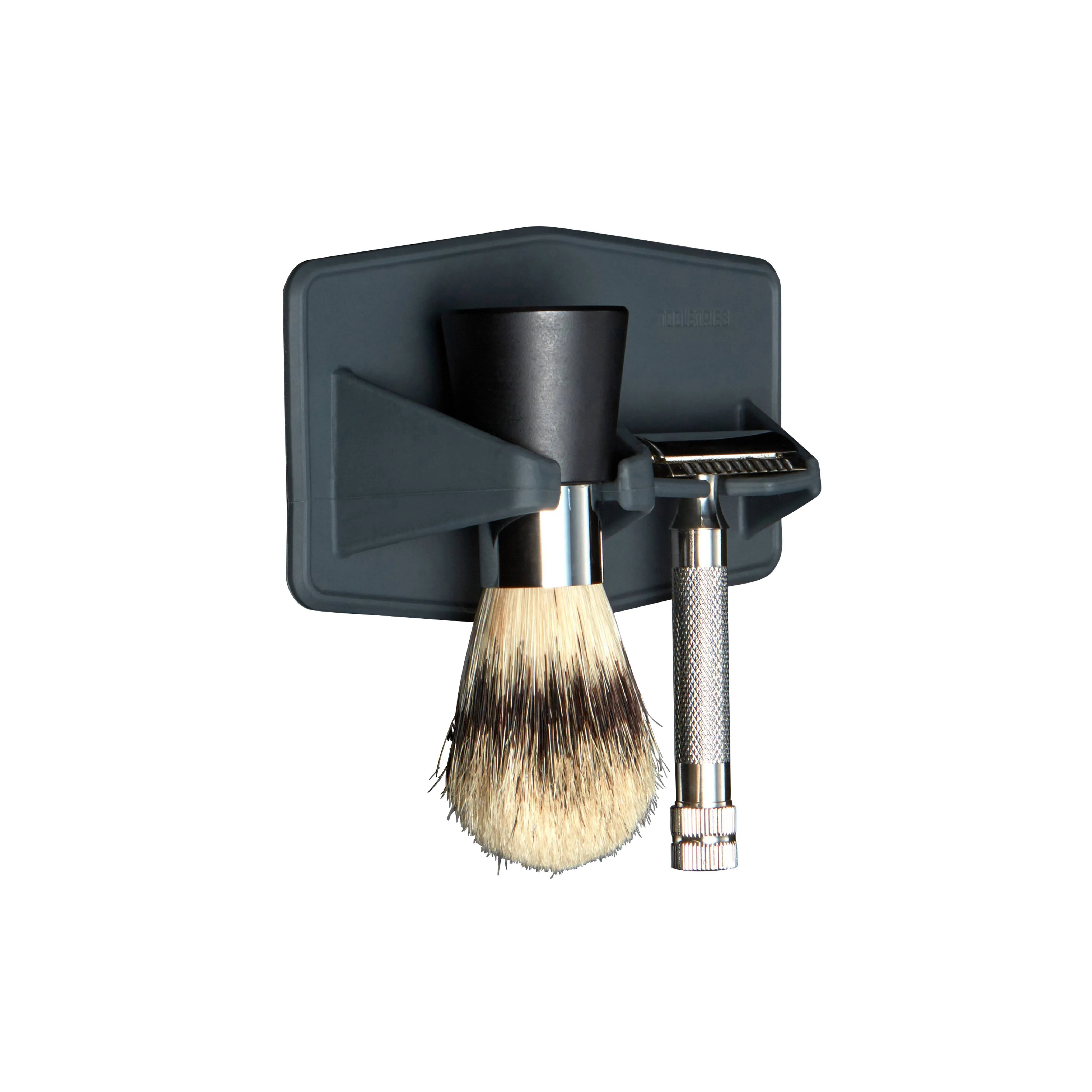 Tooletries - The Maverick Silicone Razor & Brush Holder Holder - The Best Safety Razor Stand. This Will Prolong The Life of Your Shaving Brush.