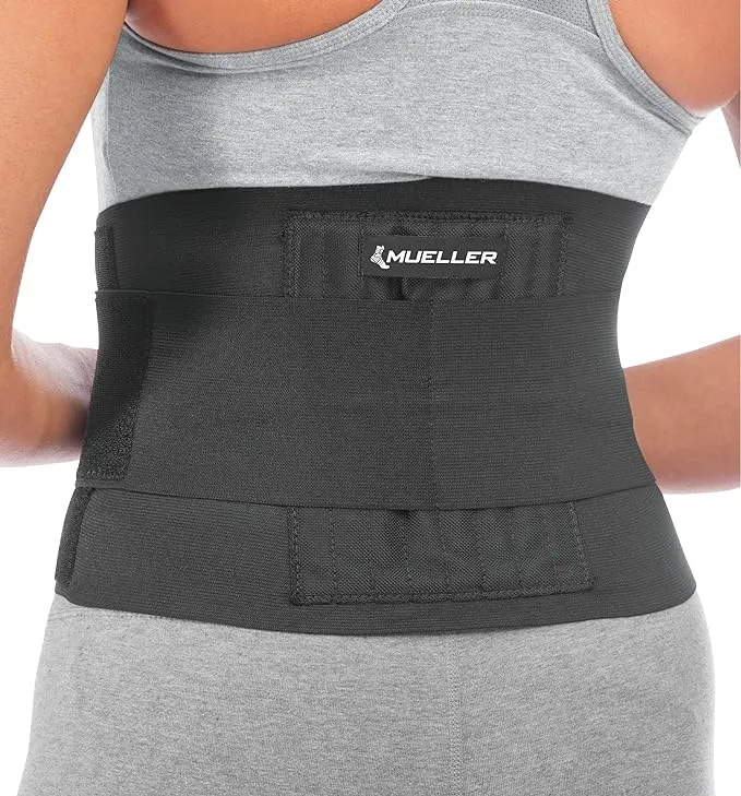 Mueller Adjustable Back Brace Black S/M