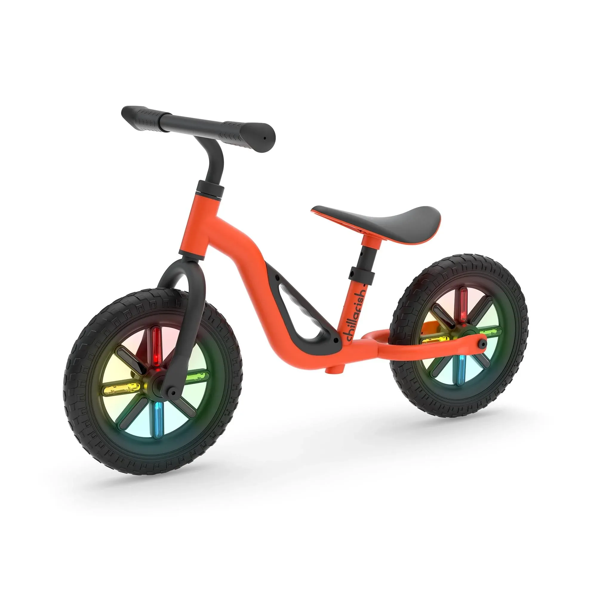 Chillafish BMXie2 Lightweight Balance Bike with Integrated Footrest Orange