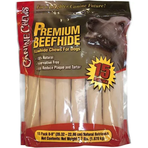  Canine Chews Premium Beefhide Rawhide Chews for Dogs 3/2026