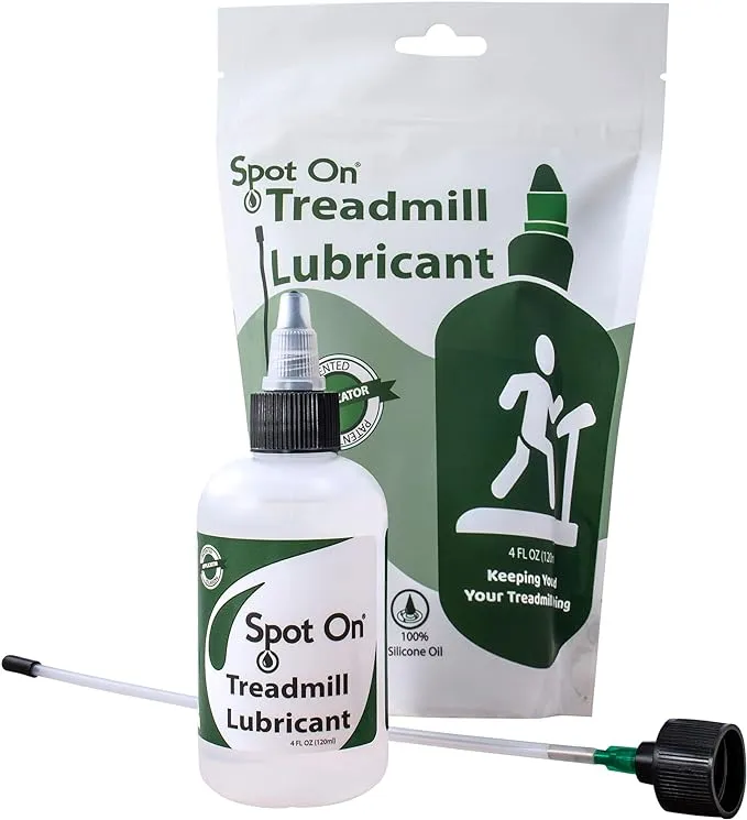 Spot On 100% Silicone Treadmill Lubricant with Patented Application Tube, 4 fl oz