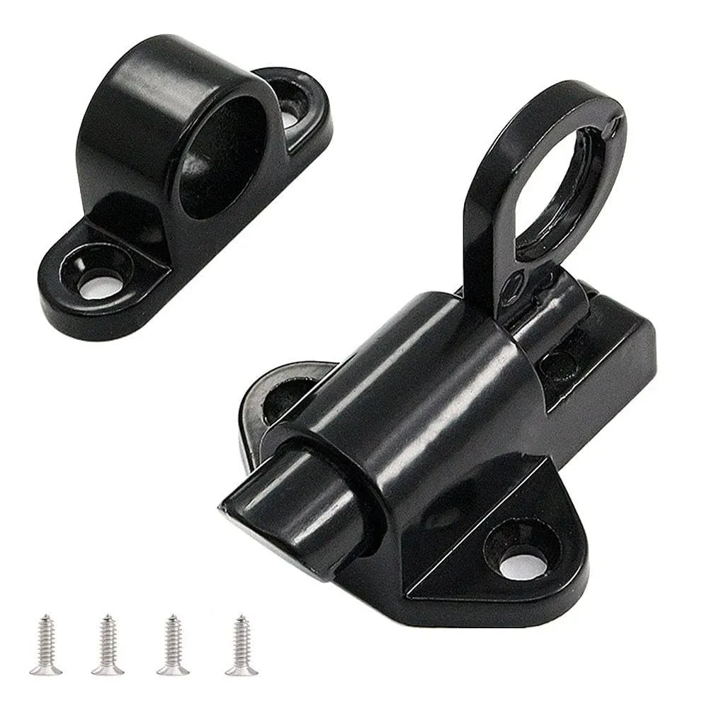 4PCS Self-Closing Latch - Spring Door Lock - Door Latch - Security Automatic Win