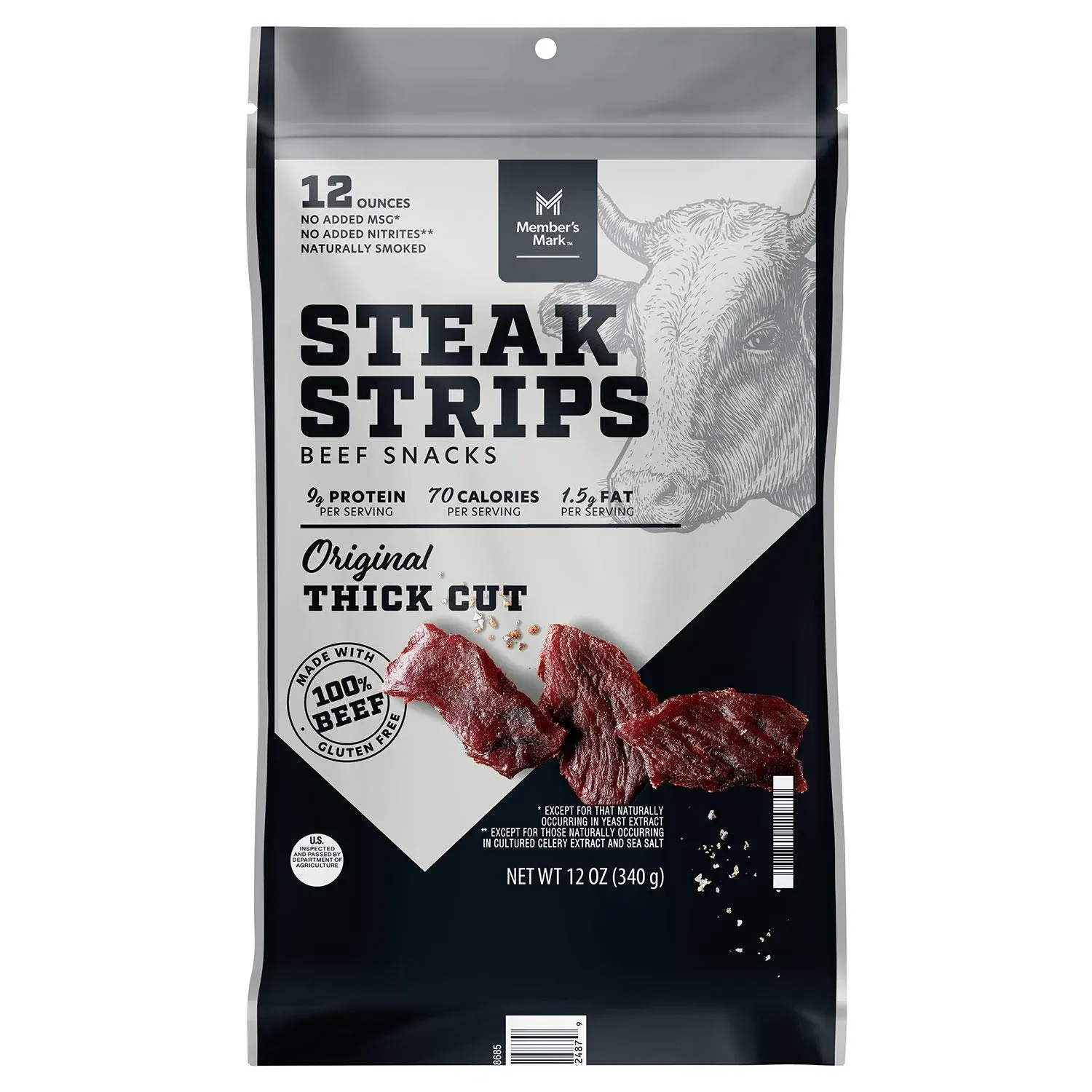 Member&#039;s Mark Beef Steak Strip (12oz) Fast Free Shipping