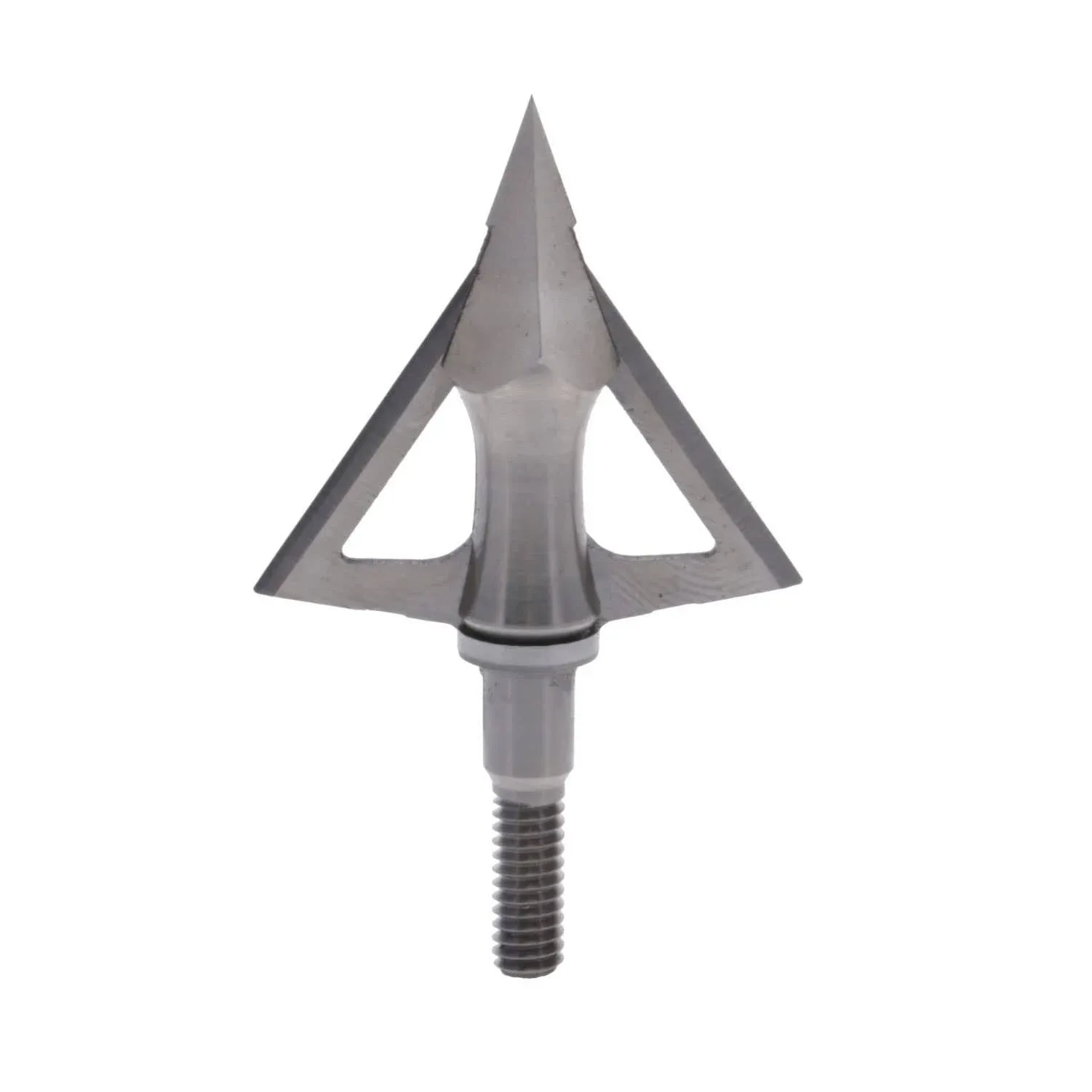 New Archery Products Endgame 2-Blade 100 Grain Titanium Razor-Sharp Fixed Blade Arrow Broadheads for Compound Bows/Crossbows - 3 Pack - Practice Blades Included