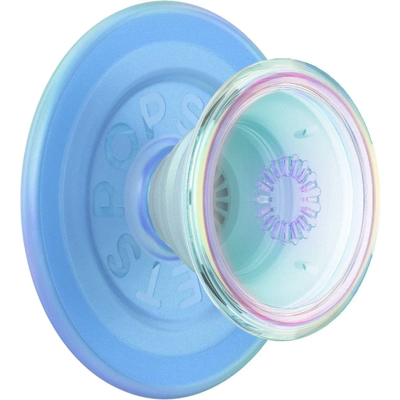 PopSockets - Opalescent Blue PopGrip for MagSafe - Round