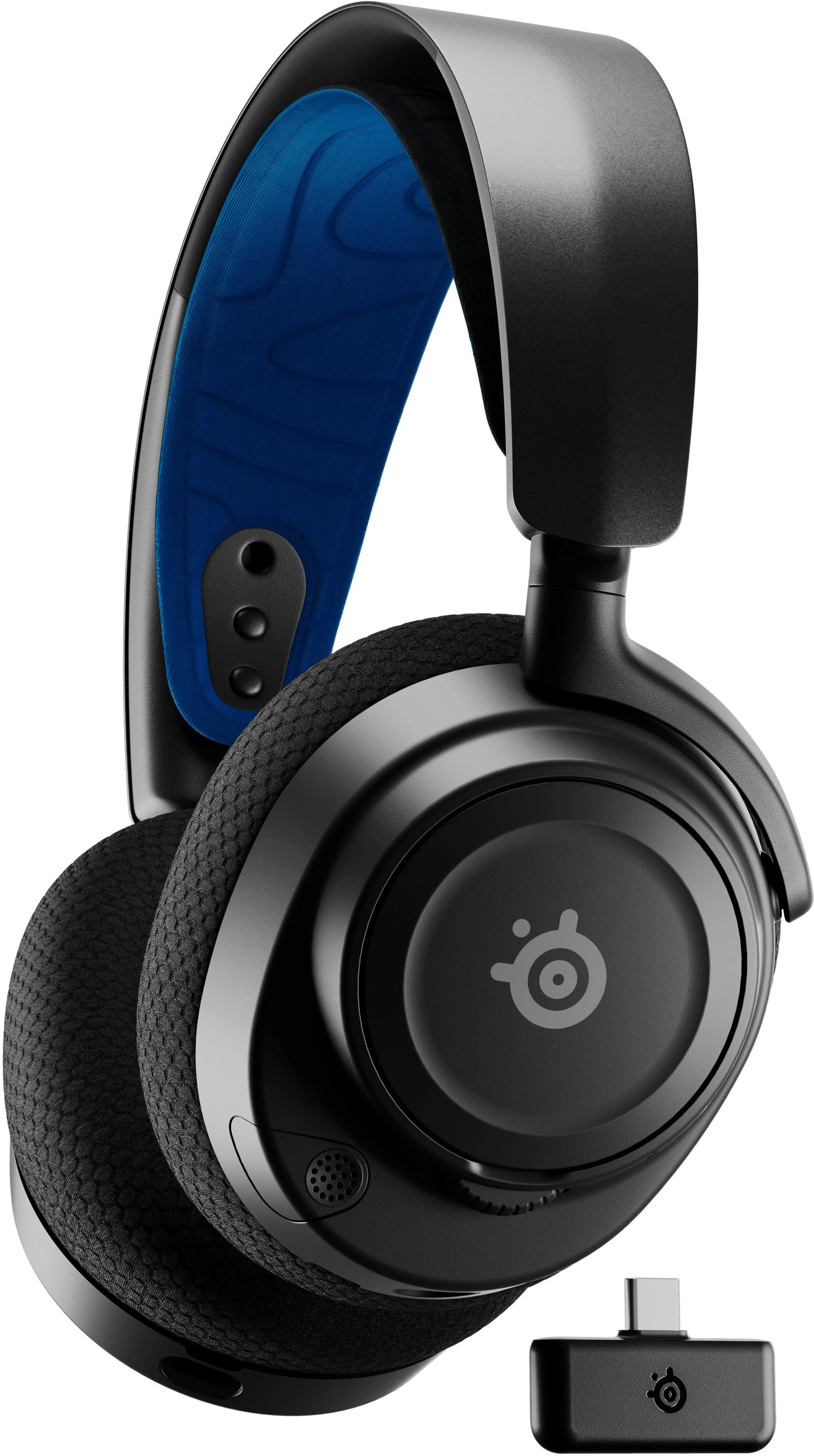 SteelSeries Arctis Nova 7P Wireless Multi-Platform Gaming & Mobile Headset — Simultaneous Wireless 2.4GHz & Simultaneous Bluetooth — 38Hr Battery — USB-C — PS, PC, Switch, Mobile