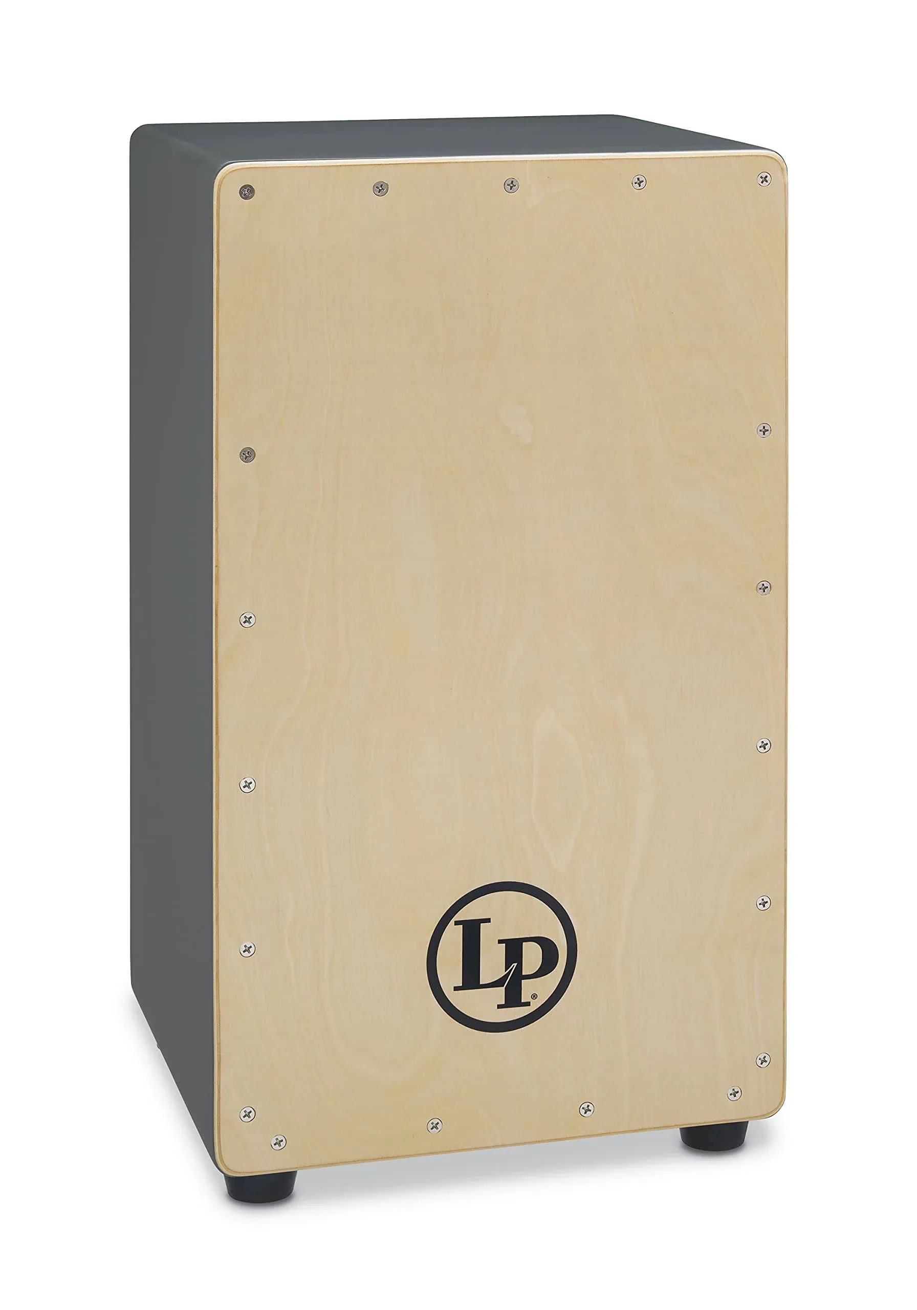 Box Wire Cajon with Natural Faceplate, Gray (LP1428NYG)