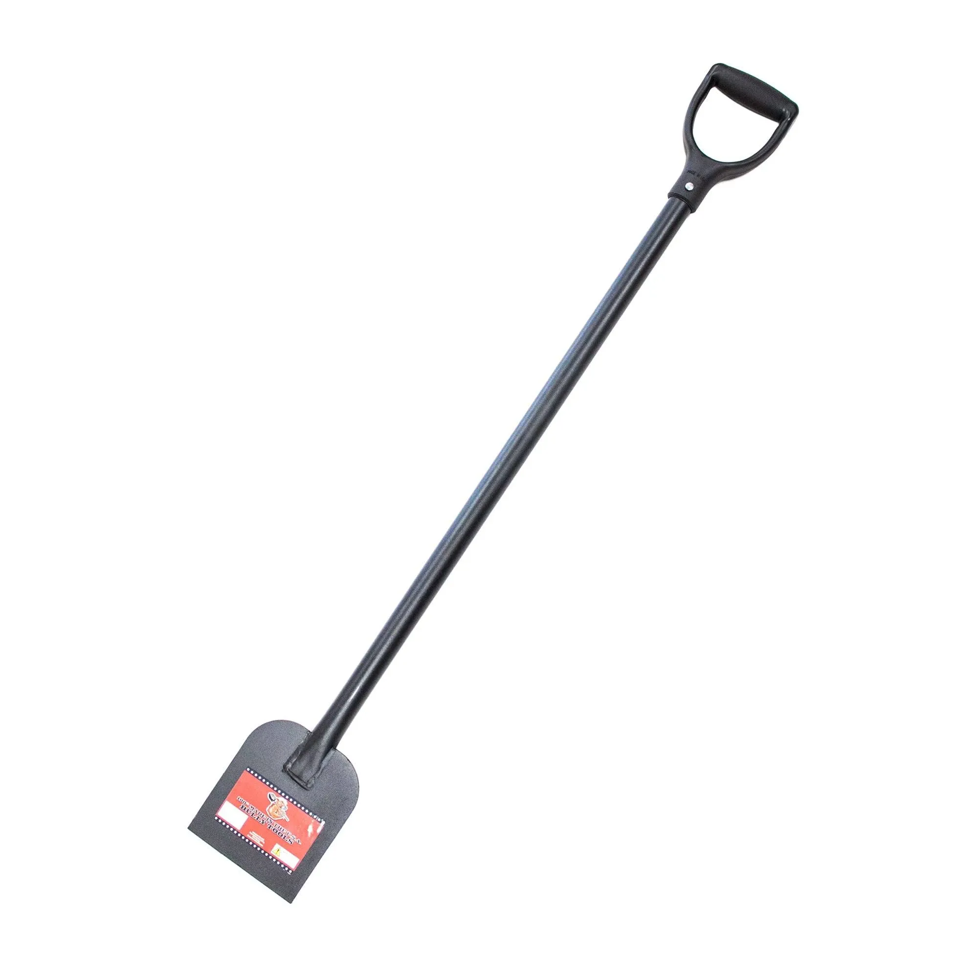 Bully Tools 92201 Steel Sidewalk Ice Scraper with D-Grip Handle