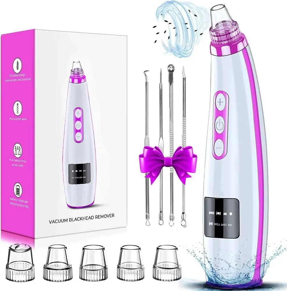 2023 Upgraded Blackhead Remover Vacuum - 5 Suction Levels, USB Rechargeable\xa0