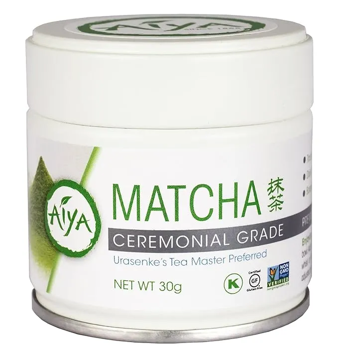 Aiya Ceremonial Grade Matcha Green Tea Powder- 1.05 oz jar