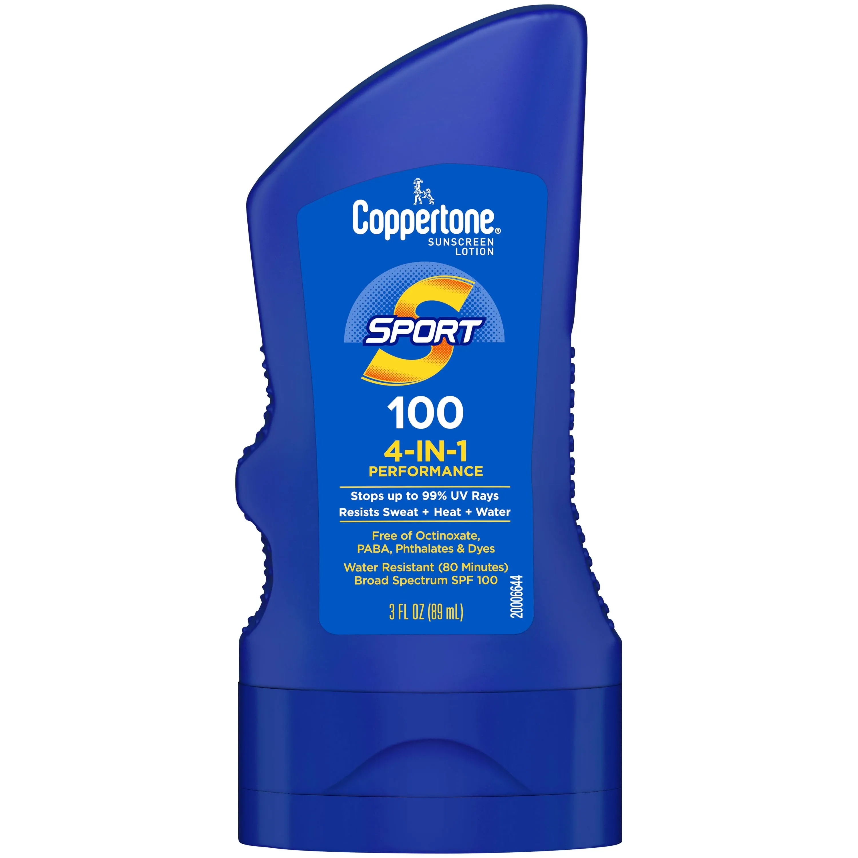 Coppertone Sport Sunscreen Lotion, SPF 100 Sunscreen, 3 fl oz