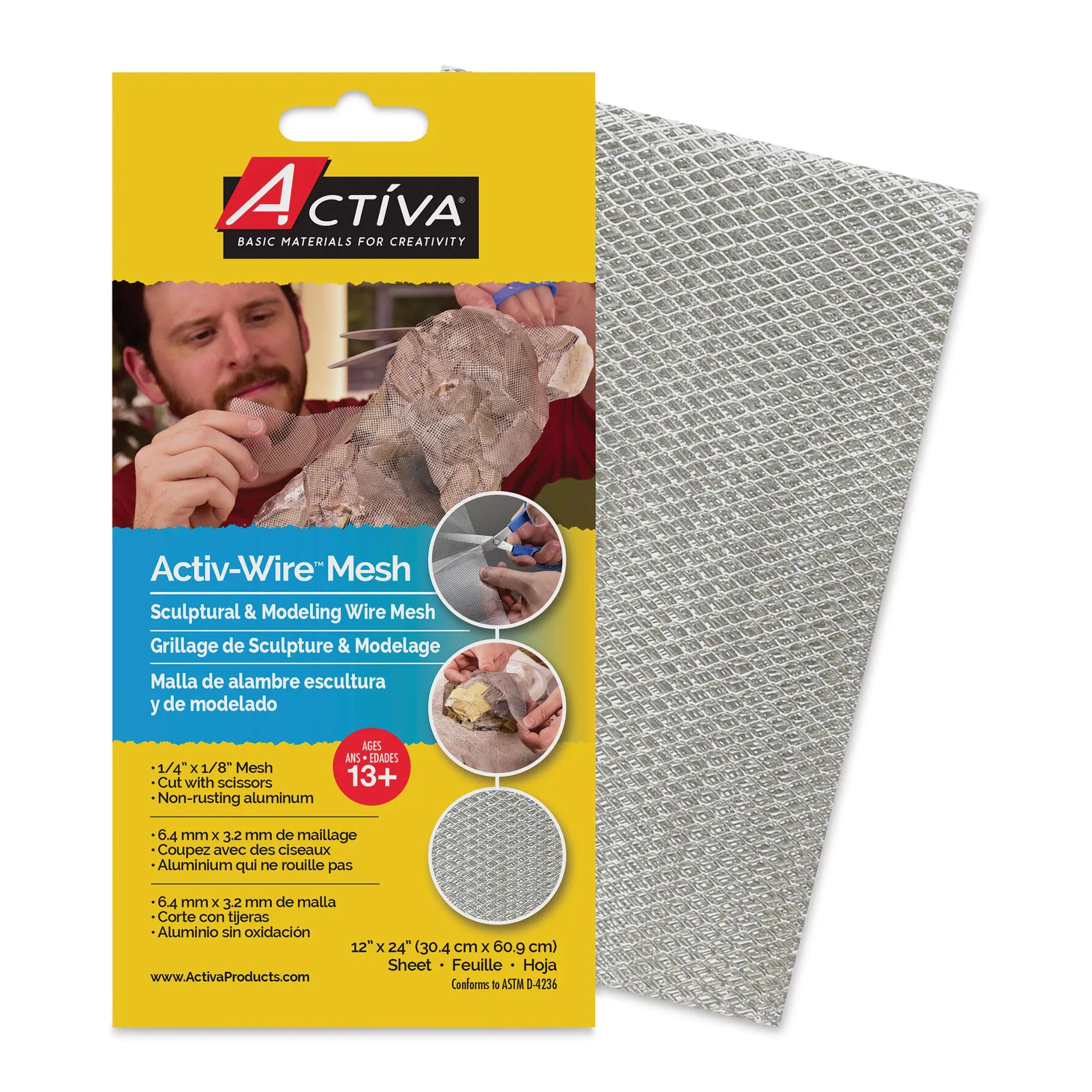 Activ-wire Mesh Sheet, 12" x 24" 