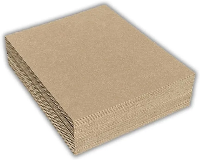 ARTCORR 100 Count Chipboard Sheets 8.5 x 11 inch - 22pt (Point) - .022” Thickness – Lightweight - Made in USA - Great for Cards, Papercrafts, Mixed