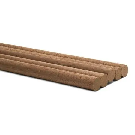 Walnut Wood Dowels 1/2 inch x 36 Pack of 1 Wooden Dowels 36” inch Long, Wooden Craft Sticks for Crafting &amp; Woodworking, by Woodpeckers