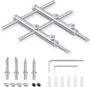 Neewer Camera Lens Openning Repairing Tool Kit Includes: 10-100mm Lens Repair Set with 3 Tips, 6 Screws and 2 Hexagon Wrench for Canon Nikon Sony Olympus DSLR Camera