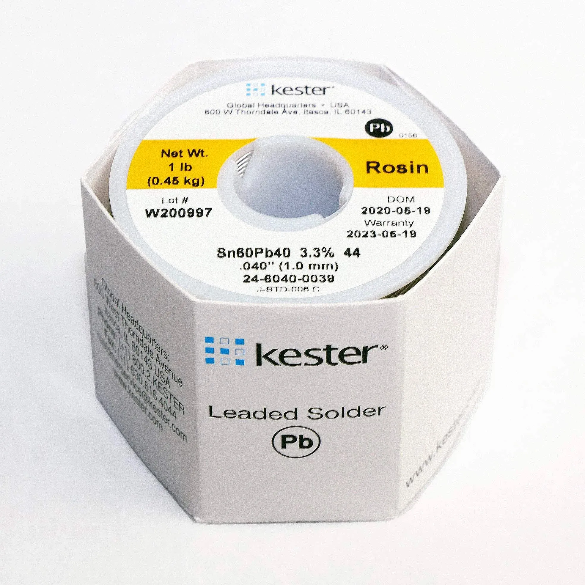 Kester 24-6040-0039 Wire Solder