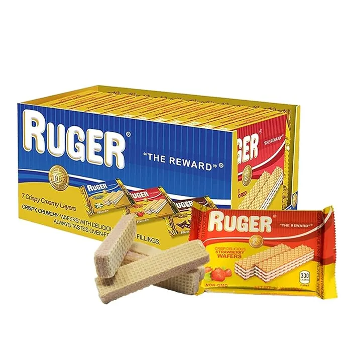 Ruger Austrian Wafers Strawberry, 2.125 Ounce (Pack of 12)