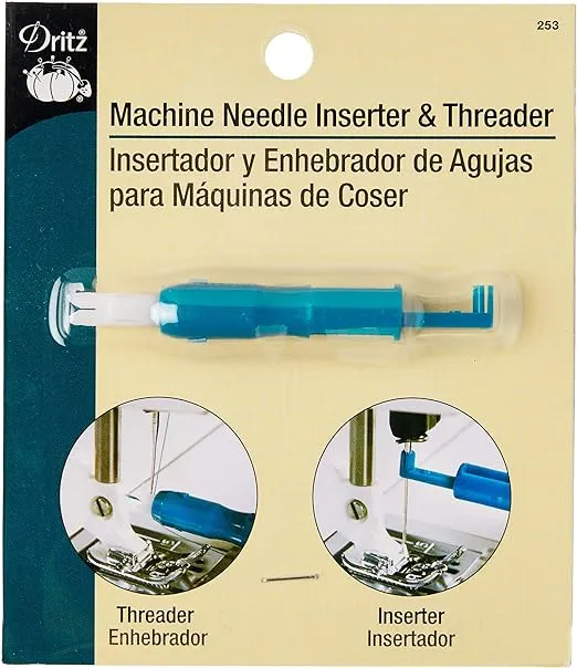 Dritz 253D Machine Needle Inserter &amp; Threader- (3Pk)