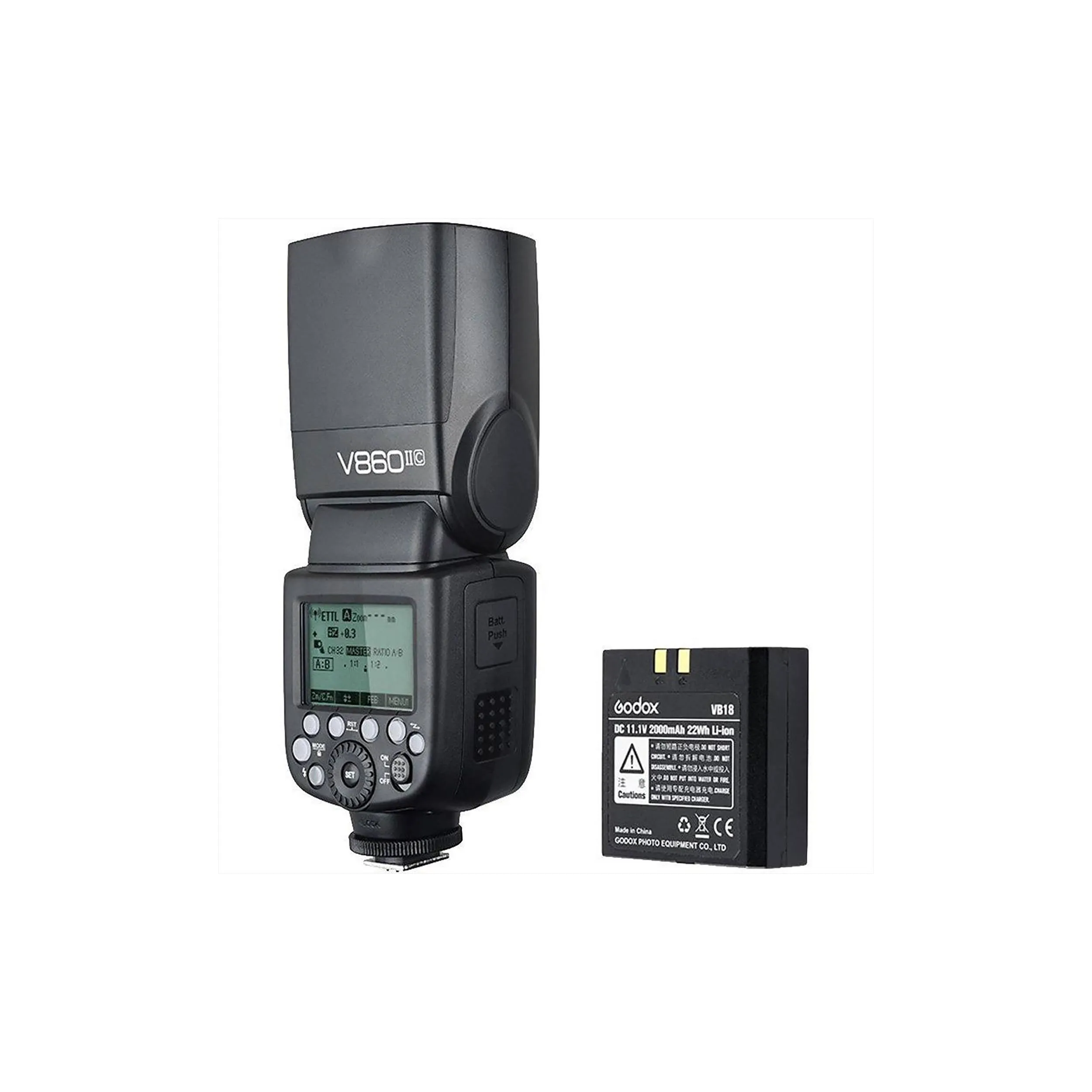 Godox VING V860IIC TTL Li-Ion Flash Kit for Canon Cameras