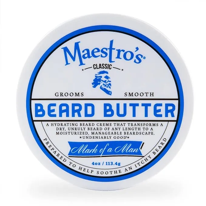 Maestro&#039;s Classic BEARD BUTTER Anti-Itch, Extra Soothing, Hydrating Beard Creme