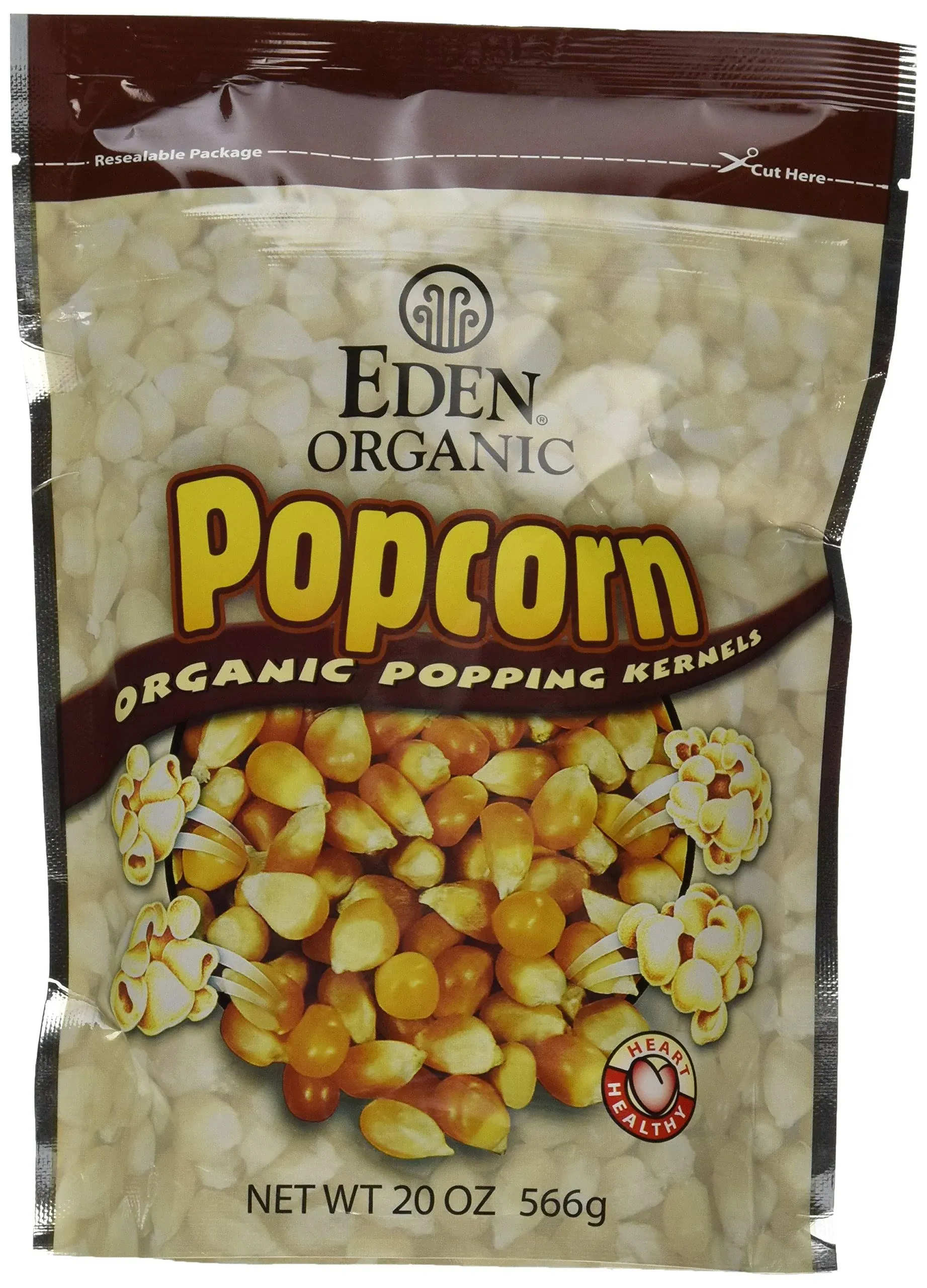 Eden Organic Popping Kernels, Popcorn - 20 oz