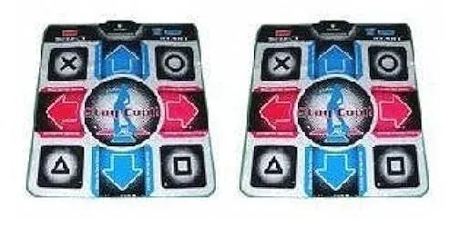 Two Dance Dance Revolution Dance Pads for PS2