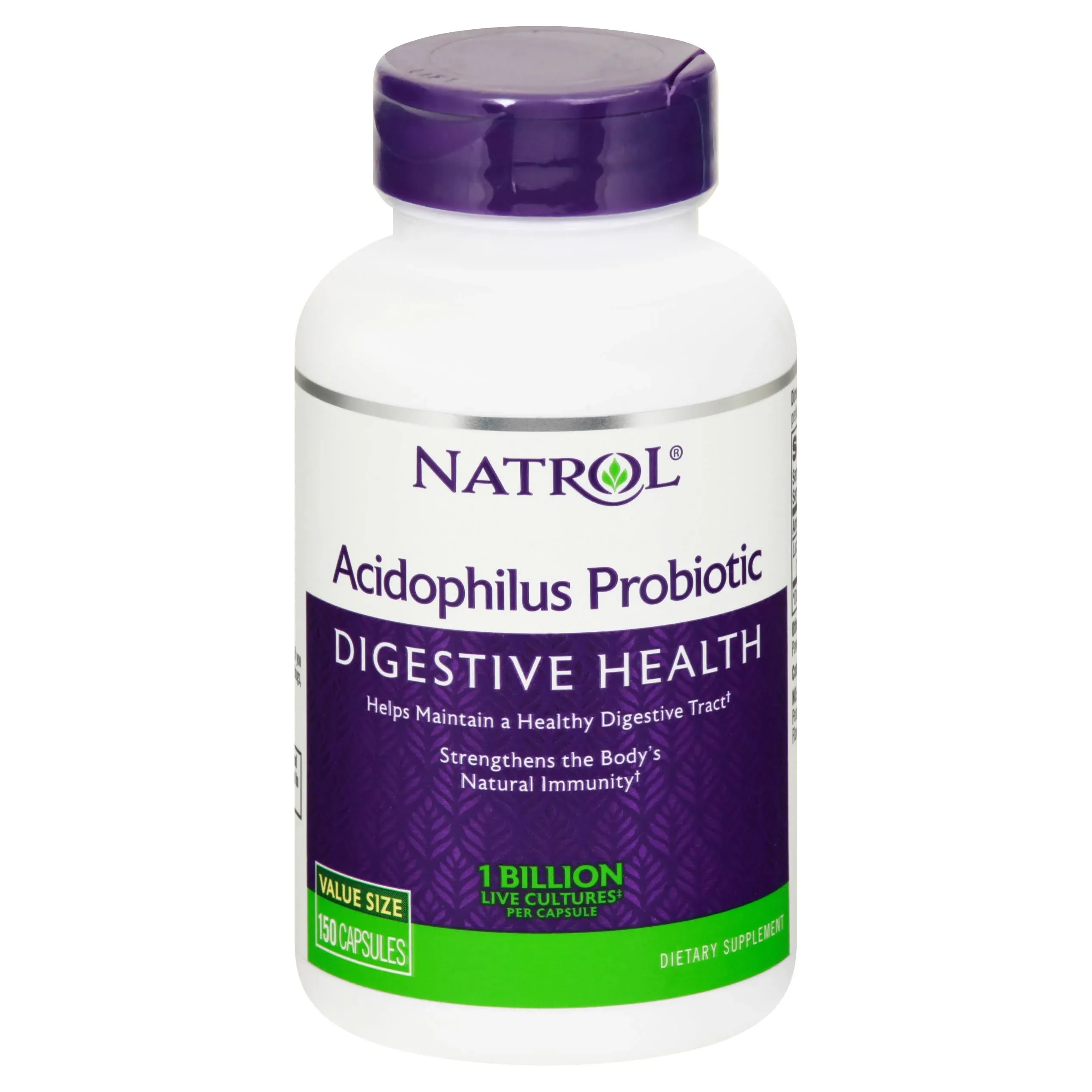 Natrol Acidophilus Probiotic 1 Billion Cfu 150 Caps (EXP 8/31/26)