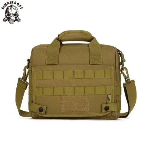 Ges Tactical Briefcase, 15.6" Mens Messenger Bag Military Briefcase for Men